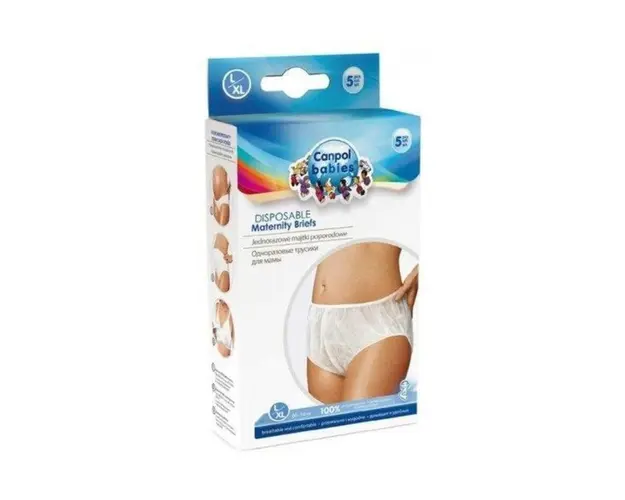 Canpol Babies Chiloti Postnatal unica folosinta, marimea M, 5 bucati