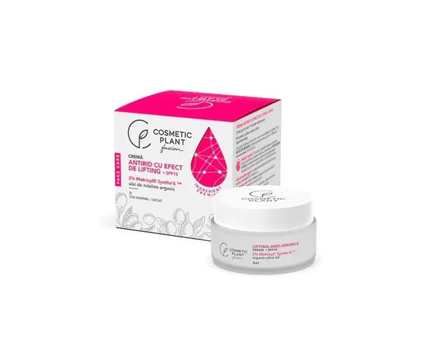 Cosmetic Plant Crema antirid cu efect de lifting cu 2% Matrixyl® Synthe’6 ™ SPF 15, 50ml