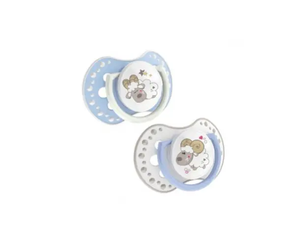 LOVI Suzeta Silicone Dynamic Night&Day baiat 22/809, Oita, 0-3 luni, 2 bucati 