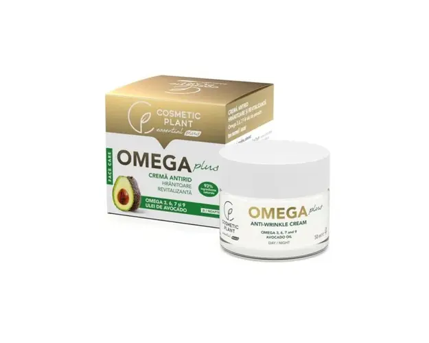 Cosmetic Plant Crema antirid hranitoare revitalizanta cu Omega 3,6,7,9 si ulei de avocado, 50ml