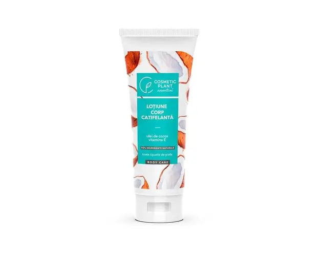 Cosmetic Plant Lotiune corp catifelanta ulei de cocos si vitamina E, 200ml