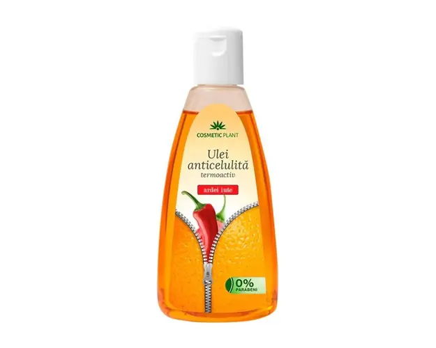 Cosmetic Plant Ulei anticelulita termoactiv cu extract de ardei iute, 200ml