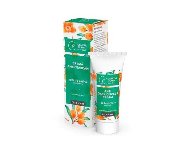 Cosmetic Plant Crema contur ochi anticearcan cu catina, 30ml