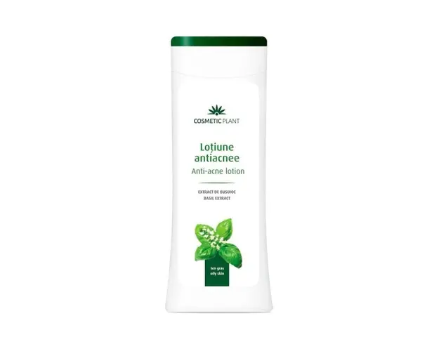 Cosmetic Plant Lotiune antiacnee cu extract de busuioc, 200ml
