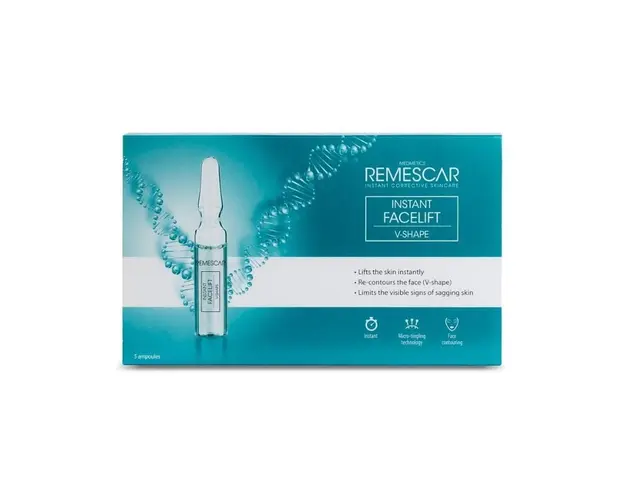 Remescar Tratament pentru fermitate V-Shape, 5 x 2ml