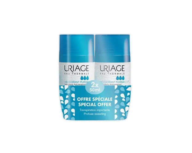 URIAGE Deo Pachet Roll-On Anti-Perspirant 24H 50ml, 1+1 -70%