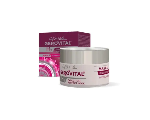 Gerovital H3 Evolution Perfect Look Masca regeneranta nocturna, 50ml