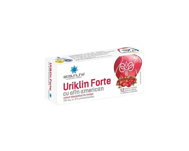 BioSunLine Uriklin Forte, 12 capsule