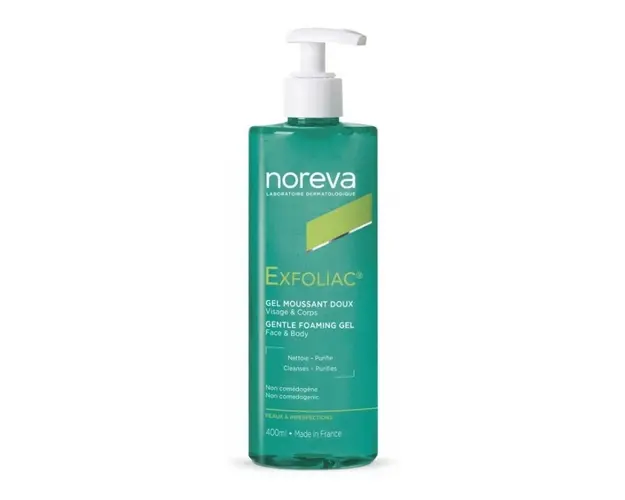 Noreva Exfoliac Moussant Gel de curatare, 400ml