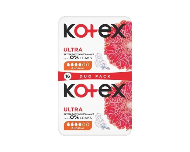 Kotex Tampoane absorbante Ultra Normal, 16 bucati