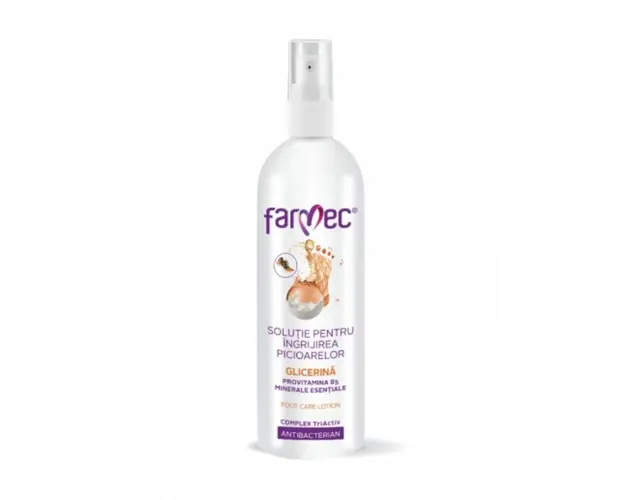 Farmec Solutie pentru ingrijirea picioarelor cu glicerina, 200ml
