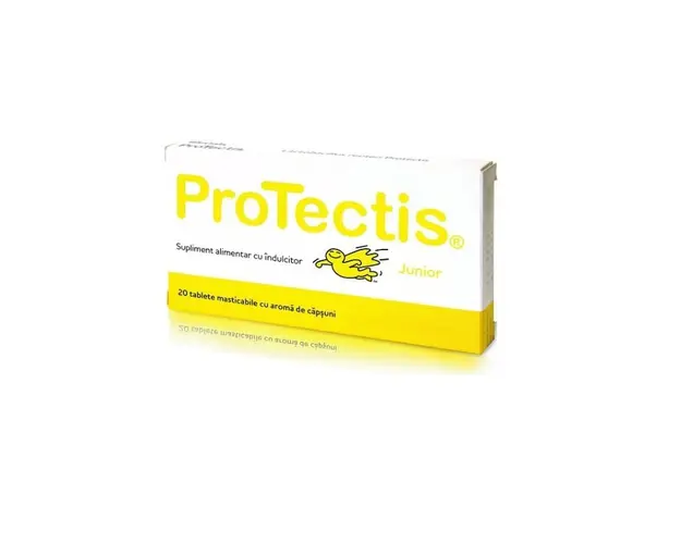 ProTectis Junior cu aroma de capsuni, 20 tabletele masticabile 