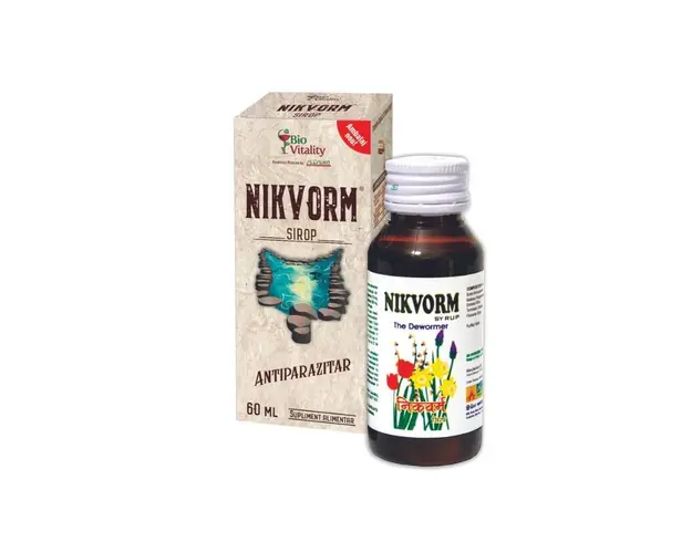 Sirop antiparazitar, 60ml, Nikvorm