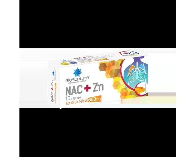 BioSunLine NAC+Zn 600mg, 10 capsule