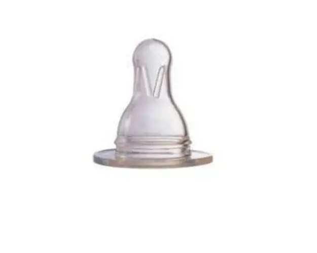 BabyN17302 Tetina silicon rotunda lapte, 2/bl