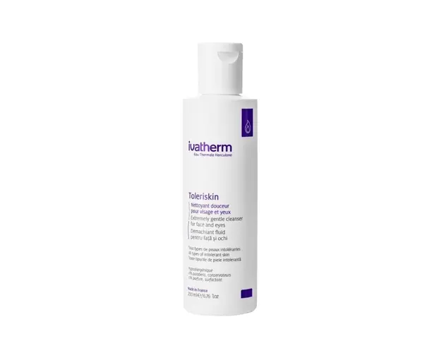 IVATHERM Toleriskin Demachiant fluid pentru fata si ochi, 200ml