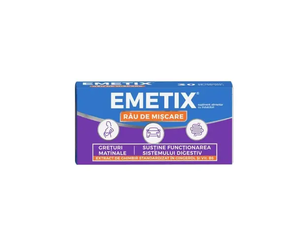 Emetix, 30 comprimate, Fiterman