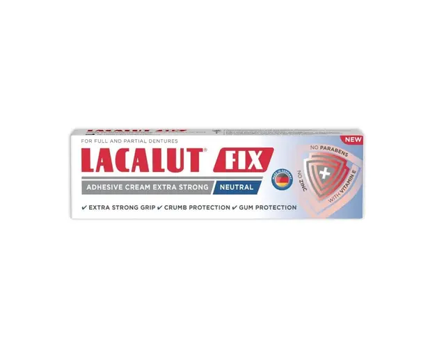 Lacalut Fix Neutral Crema Adeziva, 40g