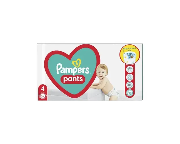 Pampers Pants Scutece chilotel Marimea 4 Maxi, 9-15kg, 48 bucati