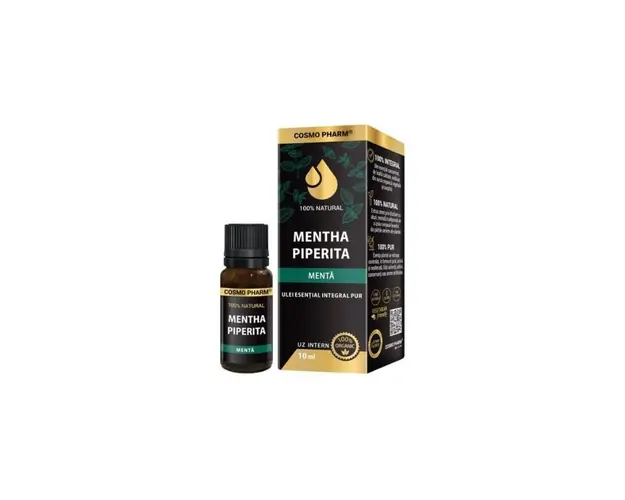 Ulei Esential de Menta, Mentha Piperita, 10ml, Cosmo Pharm 