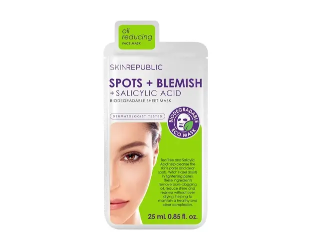 Skin Republic Masca coreeana de fata Anti pete si Imperfectiuni, 25ml