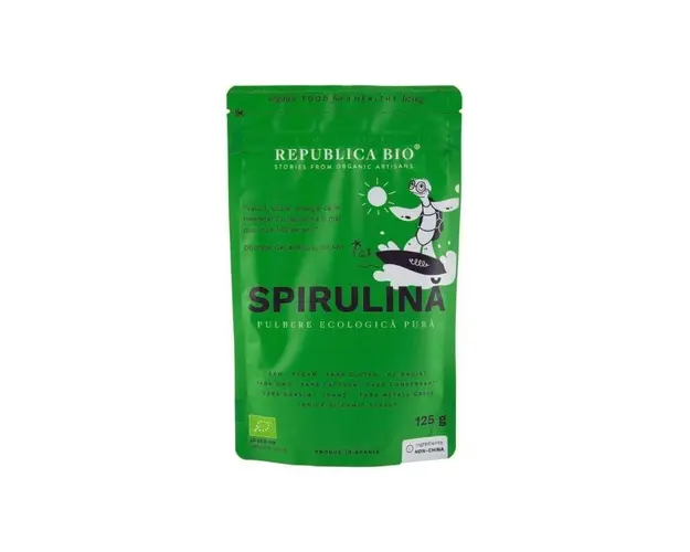 Republica BIO Spirulina, pulbere ecologica pura, 125g