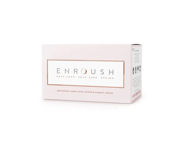 Enroush Absorbante Zilnice Bumbac Organic Super, 24 bucati