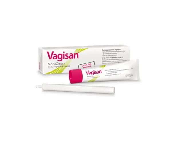 Vagisan MoistCream Crema vaginala hidratanta, 25 g