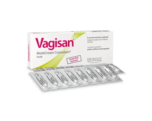 Vagisan MoistCream Cremolum Ovule, 16 ovule