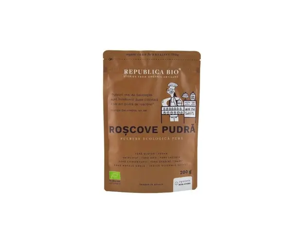 Republica BIO Pudra de roscove, pulbere ecologica pura, 200g