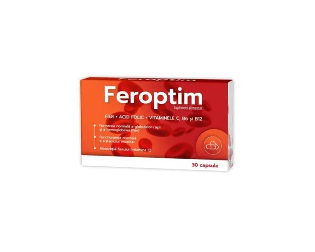 Zdrovit Feroptim, 30 capsule, cresterea imunitatii