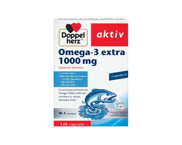 Doppelherz Omega 3 extra 1000 mg, 120 capsule