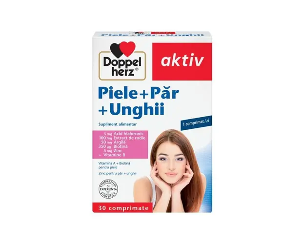 Doppelherz aktiv Piele + Par + Unghii, 30 comprimate