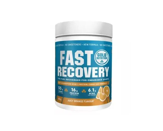 Gold Nutrition Fast recovery pulbere cu aroma de portocale, 600 g