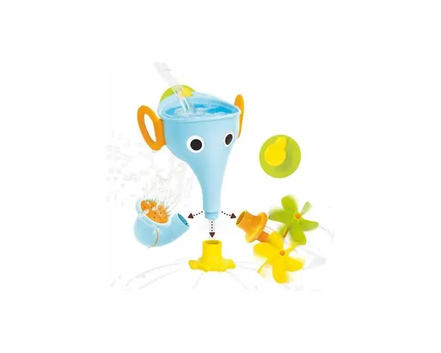 YOOKIDOO Jucarie pentru baie Elefant cu stropitoare, albastru, +18luni, 40205, 1 bucata