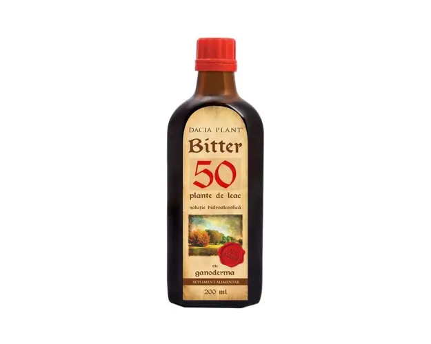 Dacia Plant Bitter 50 cu ganoderma, 200ml