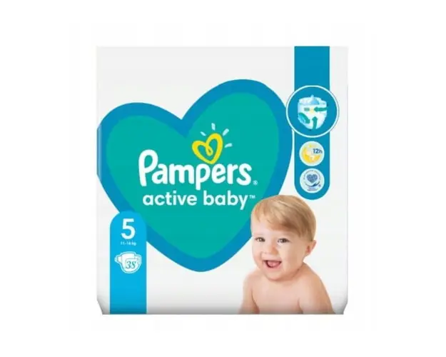 Pampers Scutece Active Baby Marimea 5, 11-16kg, 38 bucati