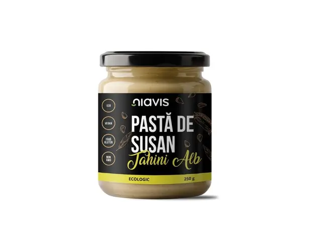 Niavis Pasta de Susan (Tahini Alb) Ecologica BIO, 250g