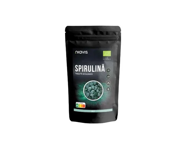 Niavis Spirulina Tablete Ecologice BIO, 125g