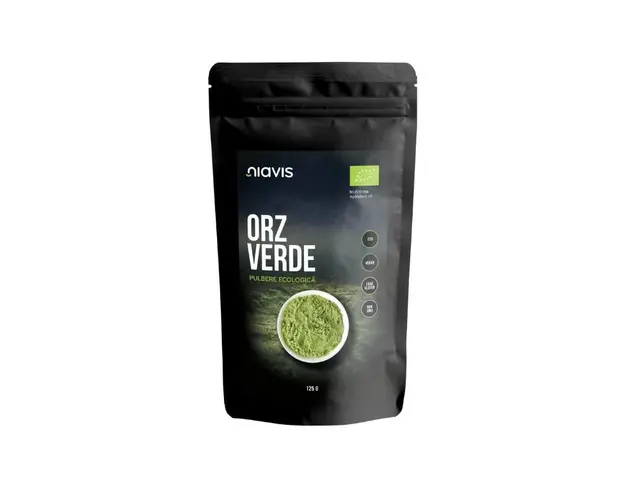 Niavis Orz Verde Pulbere Ecologica BIO, 125g