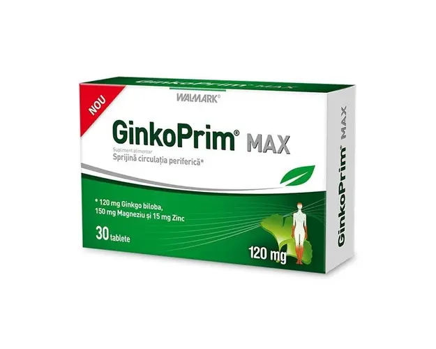 W GinkoPrim Max 120 mg, 30 tablete