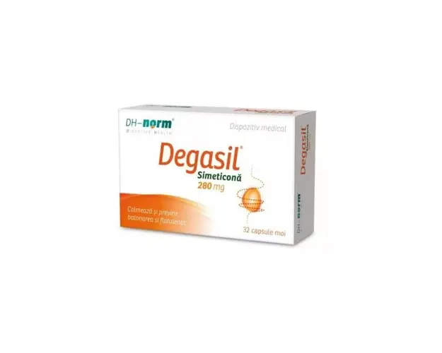 Degasil 280 mg, 32 capsule moi