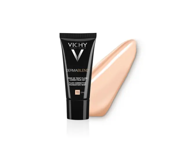 Fond de ten fluid corector SPF28, nuanta 15 Opal, Dermablend, 30ml, Vichy