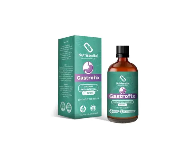 Nutrisential GastroFix Tinctura pentru bolile sistemului digestiv, 100ml