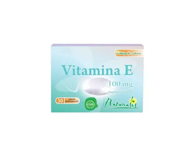 Naturalis Vitamina E 100mg, 30 capsule