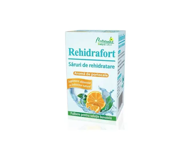 Naturalis Rehidrafort cu aroma de portocale, 10 plicuri