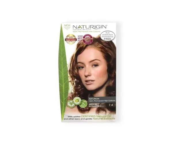 Naturigin Vopsea Blond mediu roscat intens 7.55, 115ml