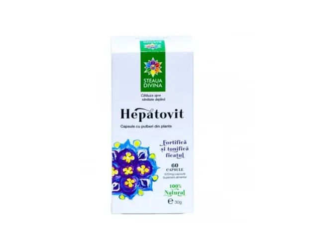 Steaua Divina Hepatovit, 60 capsule