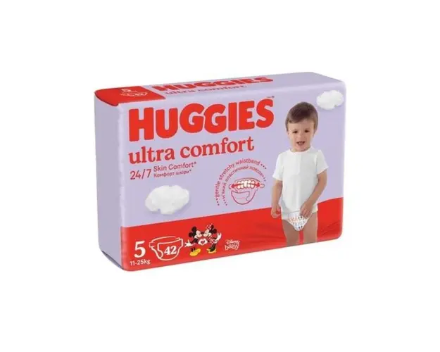Huggies Scutece Ultra Comfort Jumbo, Nr.5, 11-25kg, 42 bucati