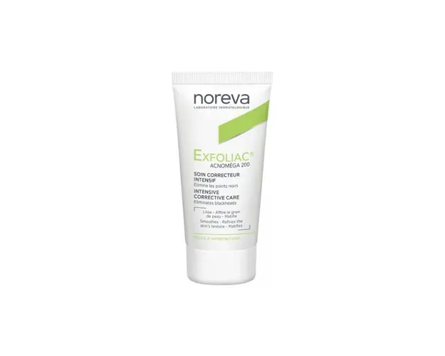 Noreva Exfoliac Acnomega 200 Crema corectoare intensiva pentru ten acneic, 30ml